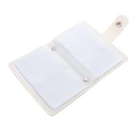 MUCKLILY Portable Pu Leather Card Holder with Multi-Card Slots and Compact Stylish Design for Business and Insurance Cards, Suitable for Nurses and Government Officials