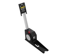 MUCKLILY Portable Stadiometer Height Measuring Rod and Adults, 2 Meters Black Lightweight Abs/PVC Material, Accurate Dual Scale Display for Home and School Use