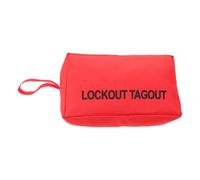 MUCKLILY Portable Zipper Tool Pouch with Carry Handle, Small Oxford Cloth Mechanic Storage Bag, Travel Utility Organizer for Dad’s Tool and Cosmetic Storage