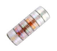 MUCKLILY Powdered Pigments Set 6pcs Chameleon Mica Synthetic Material for Artistic Projects and Bombs with Washable Property