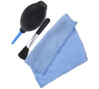 MUCKLILY Professional Silicone Air Blower Dust Cleaner for Camera Lens and Sensor, Soft Head Dust Blower with Random Cleaning Cloth, Suitable for DSLR and Electronics Maintenance