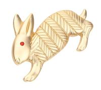 MUCKLILY Rabbit Brooch Pin for Women Red Eyes Animal Style Lapel Pin Backpack Decoration Accessory