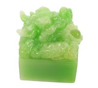 MUCKLILY Resin Chinese Statue Traditional Style Cultural Symbol for Office Home Decor Film Prop Craft Artistic Figurine