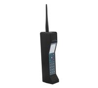 MUCKLILY Retro Brick Phone Ornament Vintage Iron Mobile Phone Model with Realistic Feel and Nostalgic Design for Living Room Decor and Photography Props