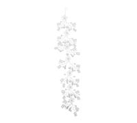 MUCKLILY Rhinestone Crystal Wedding Headband with Fake Pearls Handmade Bridal Flower Crown Headpiece for Women and Flower Elegant White Hairband for Weddings and Special Occasions
