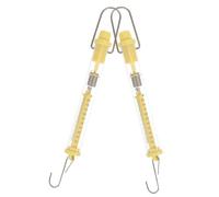 MUCKLILY Science Spring Scale 2pcs Newton Force Meter Dual Scale Spring Physics Experiment Tool Random Color