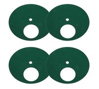 MUCKLILY Self Adhesive Pet Scratch Board Sandpaper Refills 4pcs for Easy Pet Grooming Portable Heavy Duty Replacement Sandpaper Sheets Green for Dog Nail File and Cat Claw Care