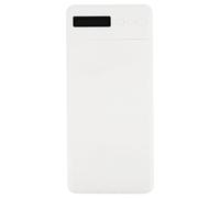 MUCKLILY Self-Control Timer Lock Box for Phones with Abs Material and Habit-Building Function, White Portable Phone Lock Case for Students and Office Use