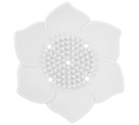 MUCKLILY Silicone Flower-shaped Soap Holder with Draining Flexible Tear-resistant Soap Dish for Bathroom and Kitchen Storage for Household Use