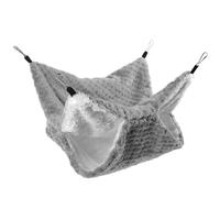 MUCKLILY Sleeping Pet Hammock Double-layer Resting Hammock Comfortable Safe Flannel Creative and Attractive Look Can Be Installed in Cage for Rats Hamsters Family and Friends Who Have