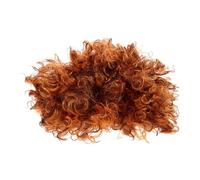 MUCKLILY Small Curly Wig Afro Curls Synthetic Material for Women for Party Cosplay Daily Wear Short Afro Wig Natural Kinky Style
