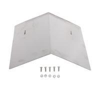 MUCKLILY Stainless Steel Security Camera Protective Roof with Waterproof Sealing and Weatherproof Design Dust-proof Outdoor Camera Cover Shield Suitable for Garden