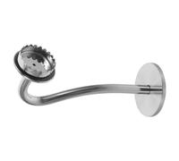 MUCKLILY Stainless Steel Wall Mount Soap Dish Bathroom Soap Holder for Shower Wall Modern Silver with Hook Simple Design for Shower and Laundry Random Style