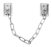 MUCKLILY Stainless Steel Window Security Lock Chain Strengthened Anti-Theft Door Chain Lock for Home Office School Indoor Safety Restrictor Prevents Falls and Intrusion Cold Rolled Steel