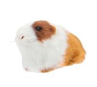 MUCKLILY Synthetic Guinea Pig Ornaments Lifelike Pig Figurines for Room Decor Photo Prop
