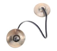 MUCKLILY Tibetan Tingsha Cymbals Bells for Meditation Yoga and Relaxation Metal Handcrafted Calming Chimes with Elegant Design for Sound Bath and Spiritual Balance Mini