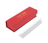 MUCKLILY Triangular Prism Optical Instrument for Physics Teaching Portable Glass Tool for Light Refraction Experiments Compact for and Storage for Classroom Demonstrations