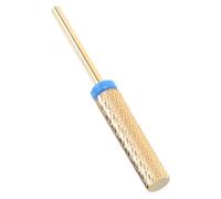MUCKLILY Tungsten Steel Manicure Polishing Head Smooth Flat Top Barrel Drill Bit for Cuticle and Dead Skin Removal Nail Accessory for Cordless Electric Nail Drill Suitable for Beginners and