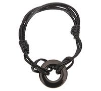 MUCKLILY Unbreakable Stainless Steel Ashes Bracelet for Men and Women, Stylish Black Woven Wristband Jewelry that Holds Keepsakes, Memorial Wrist Chain for Loved Ones
