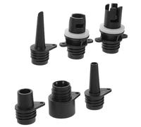 MUCKLILY Valve Connectors Air Pump Adaptors Userfriendly 6pcs Versatile for Inflatable Boats and Air Mattresses for Outdoor Camping and Beach Trips