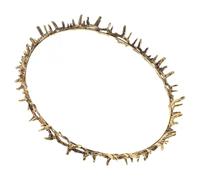 MUCKLILY Vintage Thorn Crown for Party Fit Headband for Adults Elegant King Costume Accessory for Birthday and Prom Durable Hair Jewelry for Women and Men