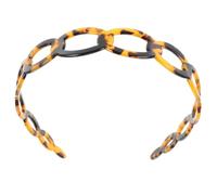 MUCKLILY Vintage Tortoiseshell Non-slip Hairband for Women Acetate Material Face Washing Headband Fashionable Shower and Party Hair Accessory Comfortable Geometric Design