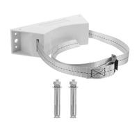 MUCKLILY Wall Mounted Propane Tank Holder Gas Cylinder Fixing Rack with Adjustable Strap for Secure Storage in Laboratories and Boats 9.4X9.4X2.6 Inches