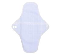 MUCKLILY Washable Reusable Cotton Sanitary Napkin for Light to Heavy Flow Comfortable Menstrual Pads Against Side Leakage Random Color