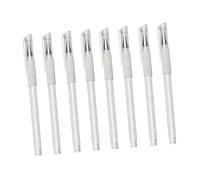 MUCKLILY Waterproof Single Head Marking Pen 8pcs White Point Locating Pens for Tattooing and Microblading Body Art Female Beauty Supply