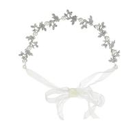 MUCKLILY Wedding Headpiece Pearl Headband Leaf Design Bridal Hair Accessory for Bride Women Suitable for Romantic Occasions