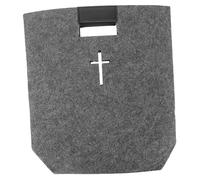 MUCKLILY Weekend Bag Card Stock Felt Tote Bag Bible Storage for Christians Religious Gifts
