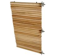 MUCKLILY Wooden Hamster Board Hamster Cage Easy to Install Stable Installation Wood with Metal Mounting Screws for Cage Climbing Suitable for Guinea Pig Parrot