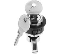 MUCKLILY Zinc Alloy Proof Wine Cooler Protection Lock with Keys, Heavy Duty Security Cabinet Lock for Refrigerator, Glass Display Case and Sliding Door,