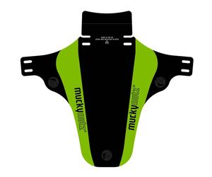 Mucky Nutz Face Fender V2 Front Mudguard Black/Green