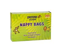 Muckypups Disposable Nappy Bags Fragranced & Tie Handles - 200 x Mucky Pups Nappy Sacks per Pack
