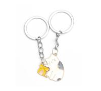 MUCOOS Cat and Mouse Design Keychain Set, Birthday and Friendship Gift for Women, Friends, Graduation, Thank You Gift