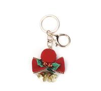 MUCOOS Christmas Bell Keyring, Cute Bow Design, Personalized Keychain, Fun Keychain, Novelty Keychain, Friend Keyring, Christmas Celebration, Christmas Decoration,Special Friend Gifts for Women