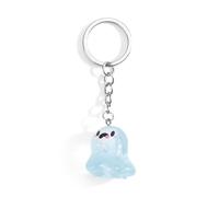 MUCOOS Cute Glow-in-the-Dark Keychain, Guardian Angel Halloween Ghost Design, Lucky Charm for Car, Gift Ideas for Women, Girls and Girlfriend Birthday Gifts