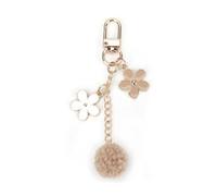 MUCOOS Cute Keyring and Inspirational Gift for Women - Flower Keychain, Personalized Keyrings for Friends, Ladies Birthday, Colleague Leaving