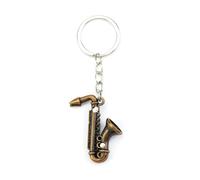 MUCOOS Elegant Saxophone Metal Keychains for Women, Keychains and Handbags, Small Gifts for Women, Lucky Keyring, Cute Bag Charms, Aesthetic Bag Charms.