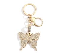 MUCOOS Gold Butterfly Keychain,Elegant Keychain,Keyrings for Women,Bags Fashion Accessories,Personalised Keyring,Gifts for Her,Gifts for Girlfriend,Friend Gifts for Women