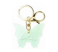 MUCOOS Green Butterfly Keychain, Dream Keychain, Personalized Keychain, Exquisite Bag Decoration, Ladies Keychain, Gift for Female Friends, Thank You Keychain, Novel Keychain, Cute Keyring