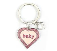 MUCOOS Keychain,Pink Heart Keyring, Cute Keyring Gift for Women, Birthday Gifts for Girlfriend, Personalised Keyring, Car Keyring, Friendship Keychain, Cute Keyring Gift for Women