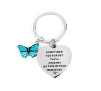 MUCOOS Keyring,Butterfly Keychain,Elegant Keychain,Keyrings for Women,Butterfly Keychain Accessories,Personalised Keyring,Gifts for Her,Gifts for Girlfriend,Friend Birthday Gifts,Unusual Gifts Women