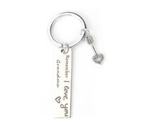MUCOOS Keyring for Grandma, Personalized Keychain, Love Feather Arrow Keychain Accessories, Gifts for Family, Personalized Gifts, Keychains to Express Love, Exquisite Bag Accessories,Key Rings