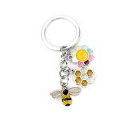 MUCOOS Personalized Keychains, Colorful Keychains, Bee, Honey, Flower Keychain Accessories, Funny Keychains, Positive Gifts, Gifts for Teachers, Thank You Keychains, Birthday Gifts for Women