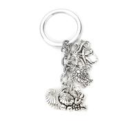 MUCOOS Personalized Keychains, Ocean-Themed Keychains, Octopus and Turtle Keychain Accessories, Exquisite and Funny Keyring, Cute Keychains, Keychains for Women,Personalised Keyring