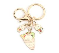 MUCOOS Rabbit Keychain, Little White Rabbit Bag Ornament, Exquisite Sweet Keychain, Girls Keyring, Gift for Daughter,Gift for Friends