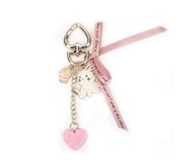 MUCOOS Rabbit Keychain, Personalized Keychain, Heart Design, Bow Keychain Accessories, Fashionable Bag Accessories, Female Keychain,Sister Birthday Gifts,Daughter Gifts,Friendship Gifts for Women