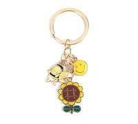 MUCOOS Sunflower Keychain, Personalized Keychain, Keychain Accessories with Sunflower and Bee, Cute Keychain, Funny Keychain, Keychain for Women,New Beginnings Gift,Novelty Keyrings